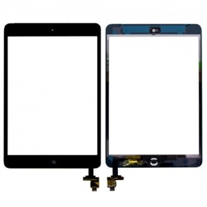 ipad mini/mini 2 Digitizer Touch Screen with IC Chip  home button assembly(Black)